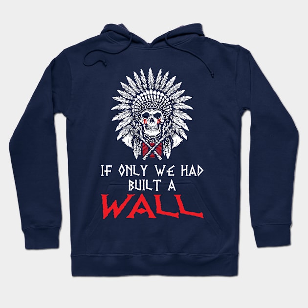 If only we had built a wall Hoodie by Antrobus